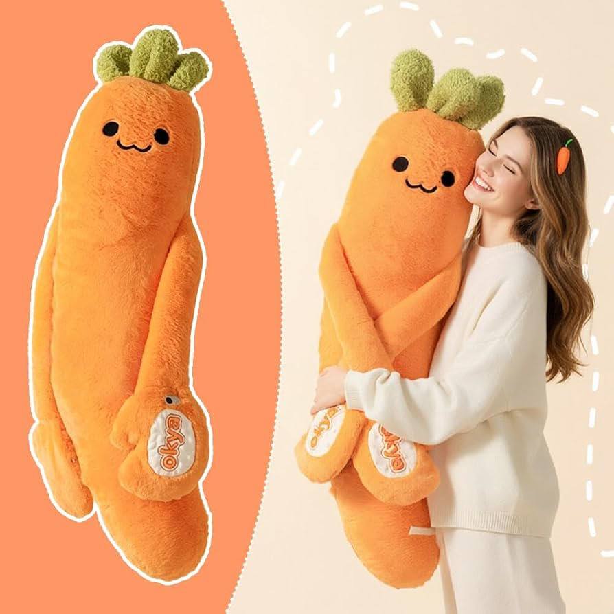 Sarılma Peluşu Ailesi – Patlıcan, Havuç ve Muz
